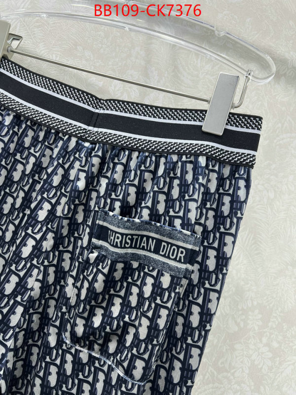 Clothing-Dior replica 1:1 high quality ID: CK7376 $: 109USD