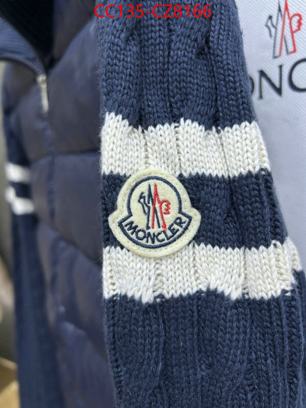 Down jacket Men-Moncler aaaaa+ quality replica ID: CZ8166 $: 135USD