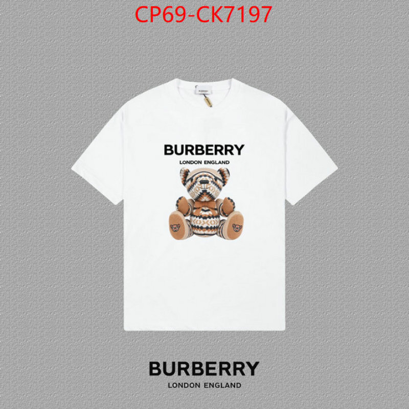 Clothing-Burberry designer high replica ID: CK7197 $: 69USD