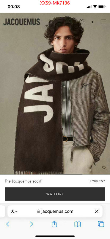 Scarf-Jacquemus what is top quality replica ID: MK7136 $: 59USD