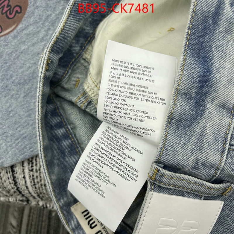 Clothing-MIU MIU where can you buy a replica ID: CK7481 $: 95USD