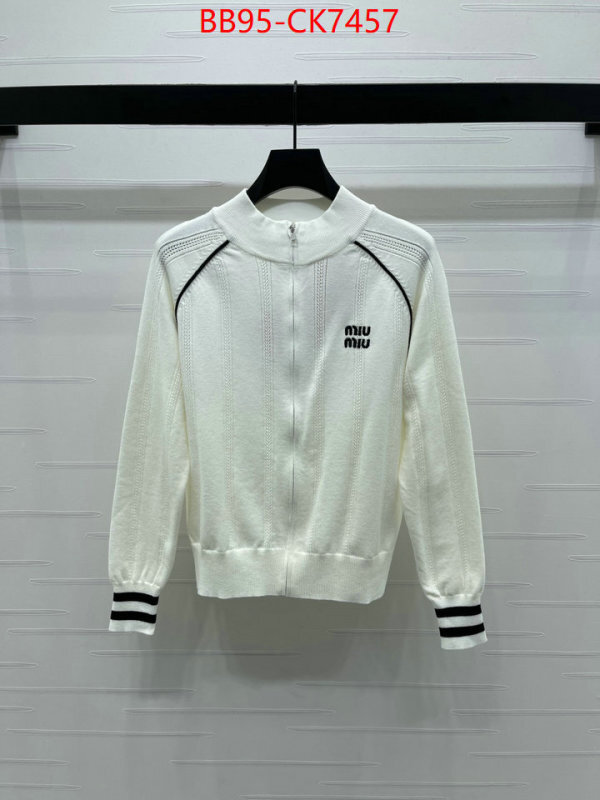 Clothing-MIU MIU high quality 1:1 replica ID: CK7457 $: 95USD