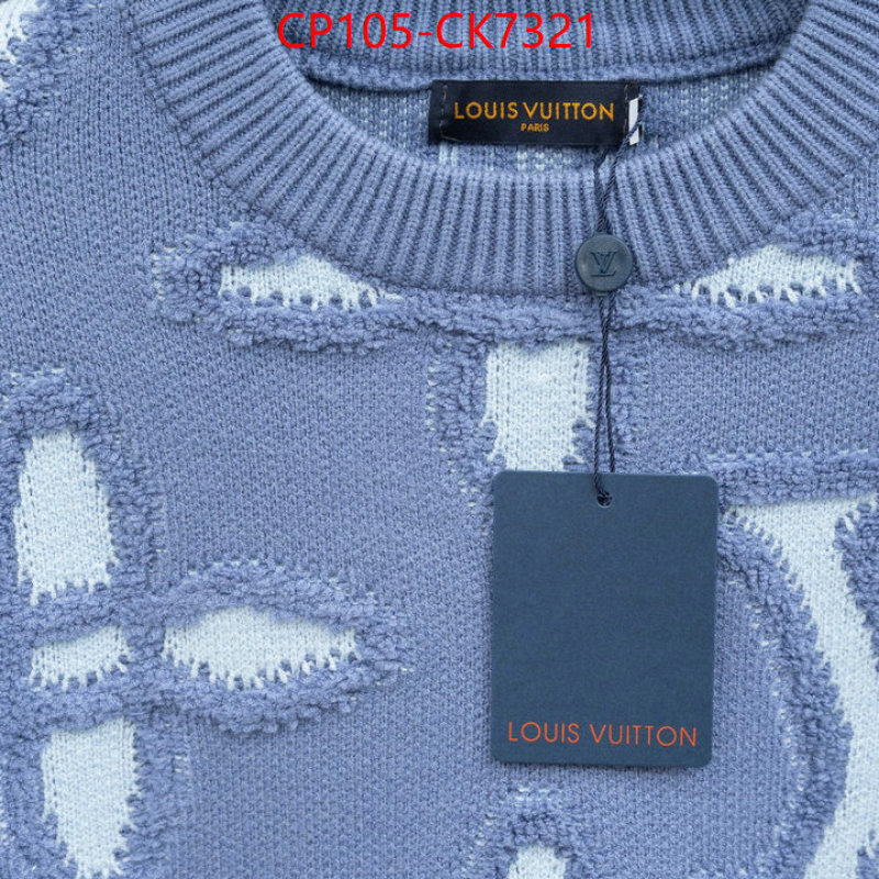 Clothing-LV outlet 1:1 replica ID: CK7321 $: 105USD