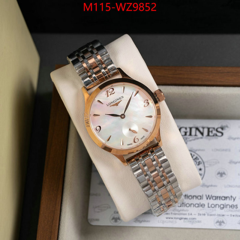 Watch(4A)-Longines is it illegal to buy dupe ID: WZ9852 $: 115USD