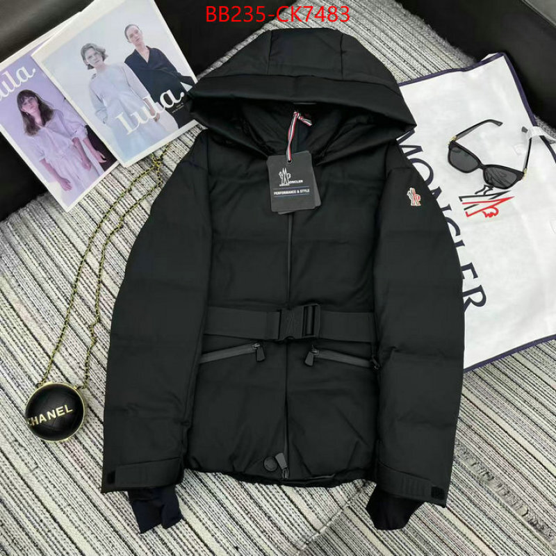 Down jacket Women-Moncler the best quality replica ID: CK7483 $: 235USD
