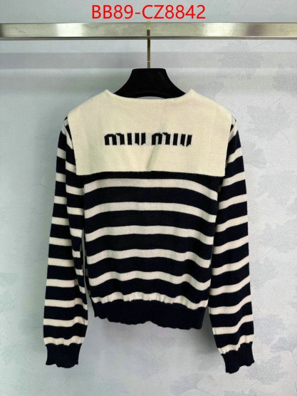 Clothing-MIU MIU is it ok to buy replica ID: CZ8342 $: 89USD
