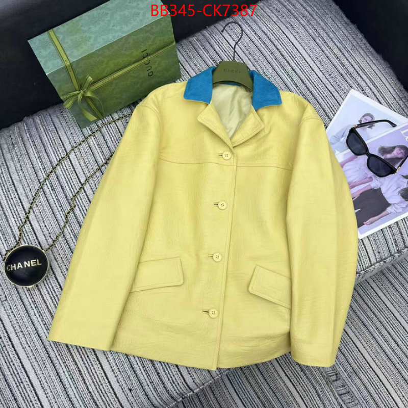 Clothing-Gucci buying replica ID: CK7387 $: 345USD