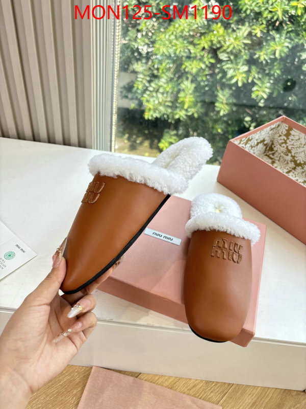 Women Shoes-Miu Miu best quality replica ID: SM1190 $: 125USD