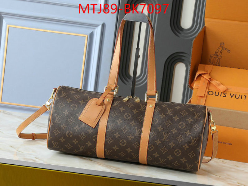 LV Bags(4A)-Keepall BandouliRe 45-50- where quality designer replica ID: BK7097 $: 89USD,
