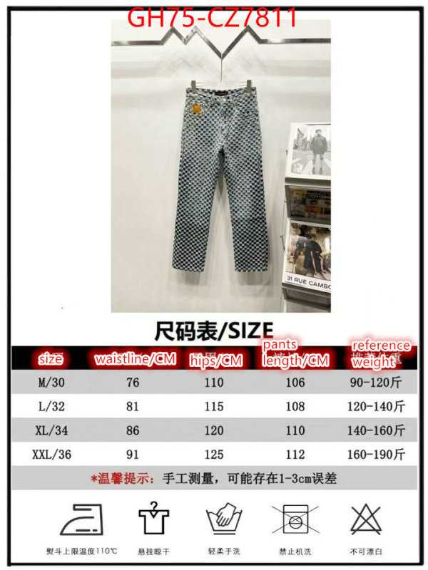 Clothing-LV where should i buy replica ID: CZ7811 $: 75USD
