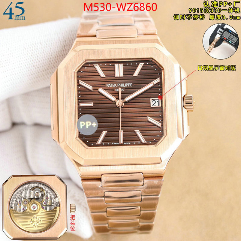 Watch(TOP)-Patek Philippe top quality fake ID: WZ6860 $: 530USD