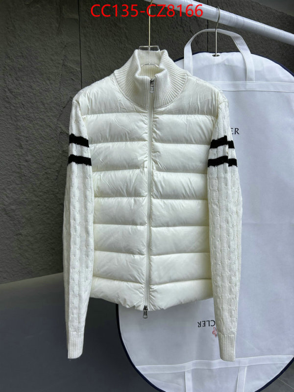 Down jacket Men-Moncler aaaaa+ quality replica ID: CZ8166 $: 135USD