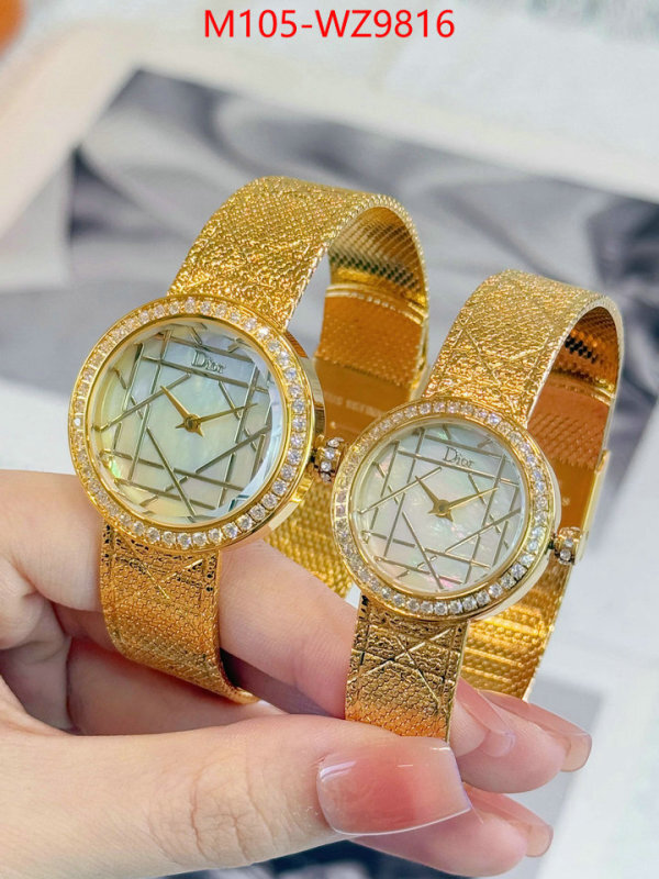 Watch(4A)-Dior buy 1:1 ID: WZ9816 $: 105USD