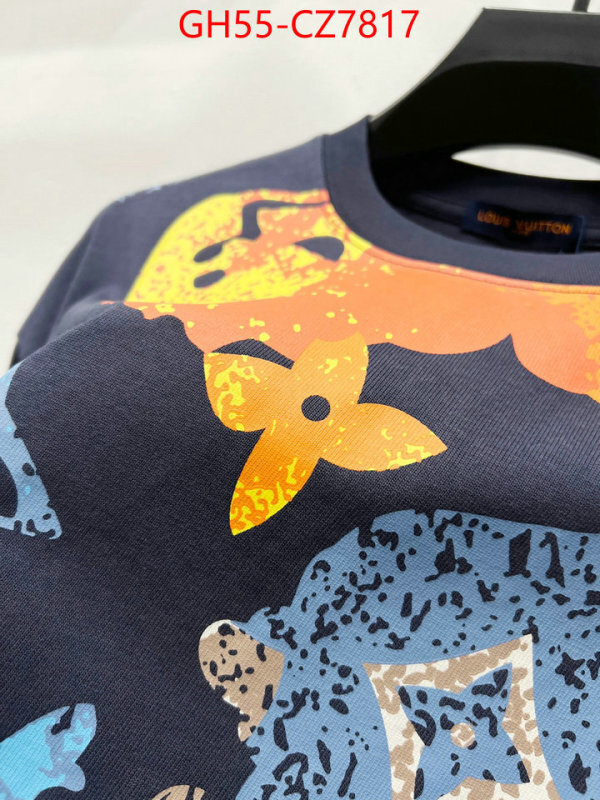 Clothing-LV wholesale imitation designer replicas ID: CZ7817 $: 55USD