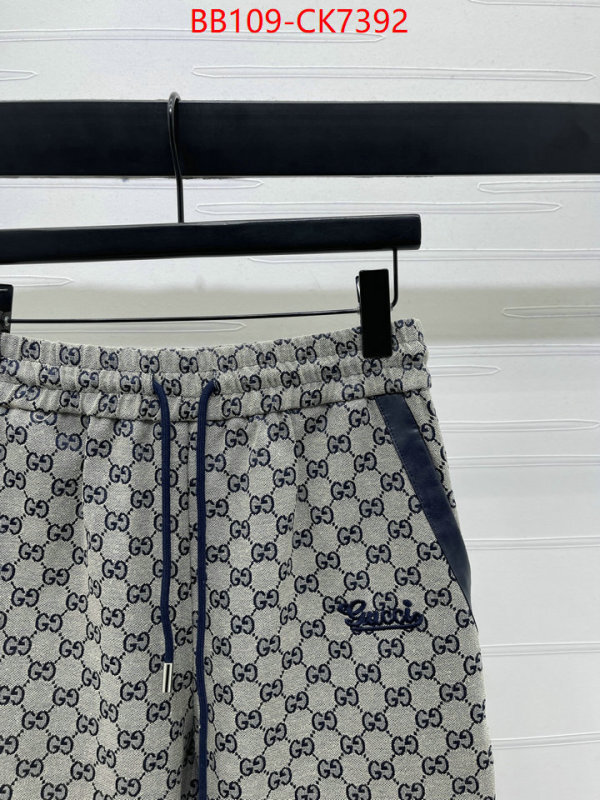 Clothing-Gucci online sales ID: CK7392 $: 109USD