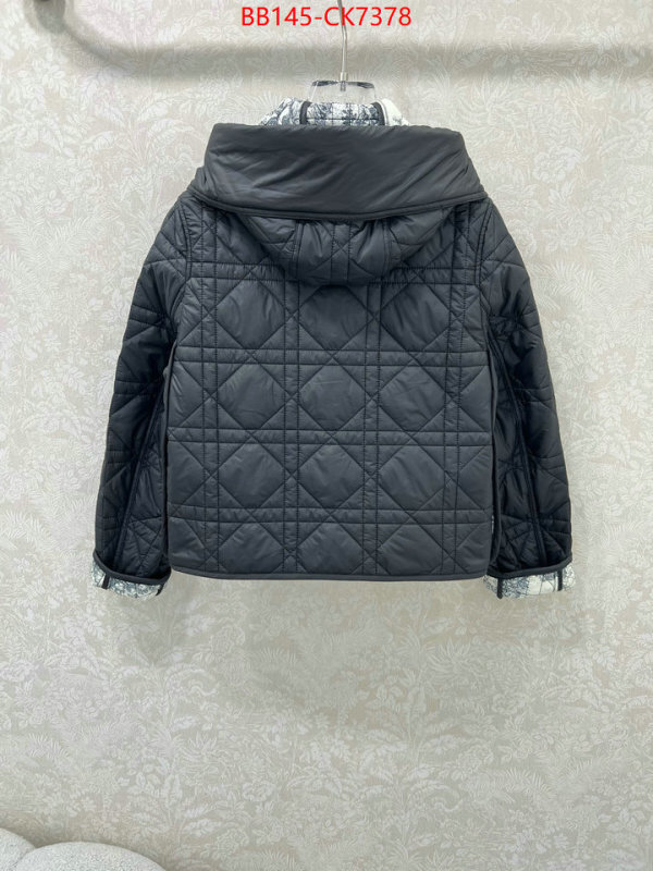Down jacket Women-Dior 2024 replica wholesale cheap sales online ID: CK7378 $: 145USD