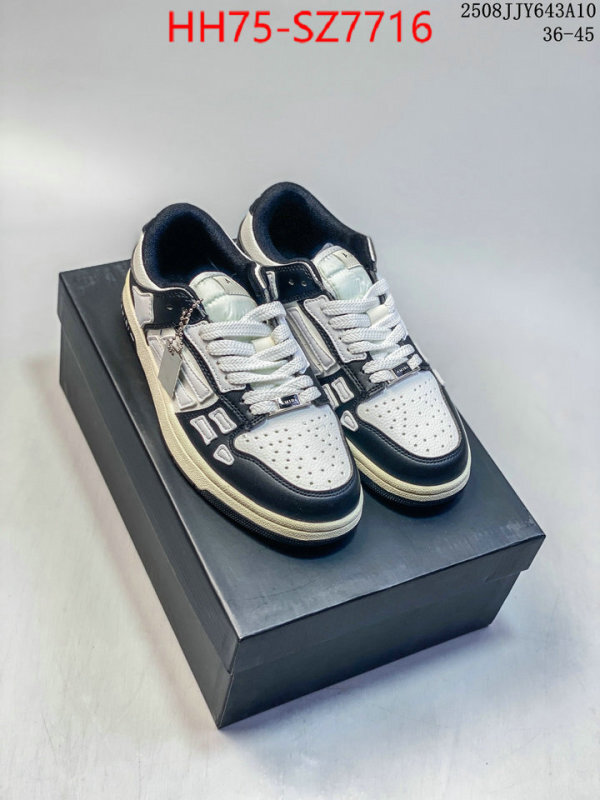 Men Shoes-AMIRI wholesale ID: SZ7716 $: 75USD
