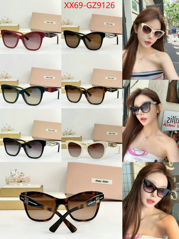 Glasses-Miu Miu buy high quality cheap hot replica ID: GZ9126 $: 69USD