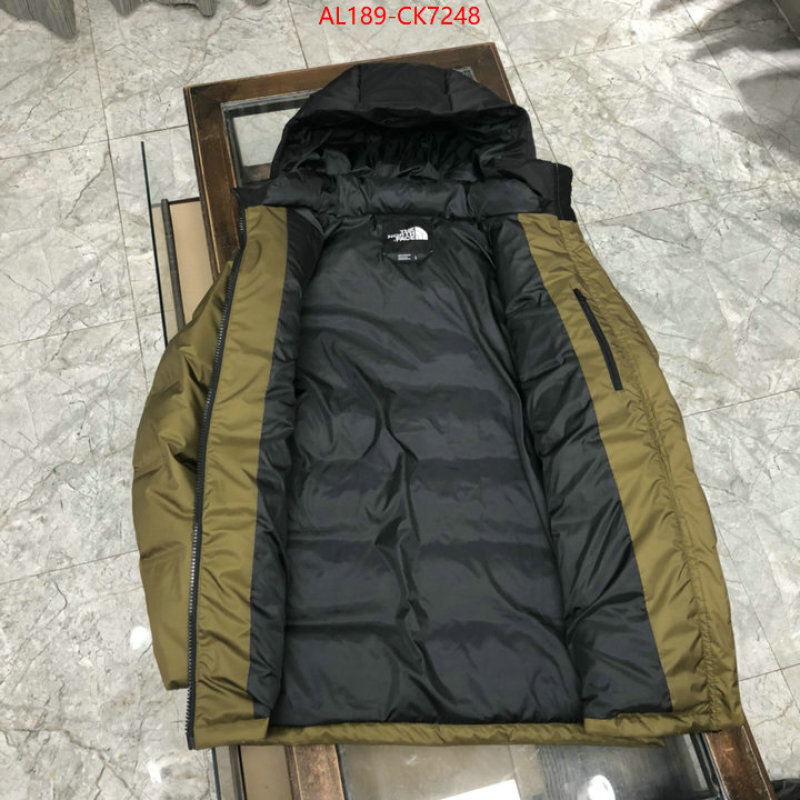Down jacket Men-The North Face mirror copy luxury ID: CK7248 $: 189USD