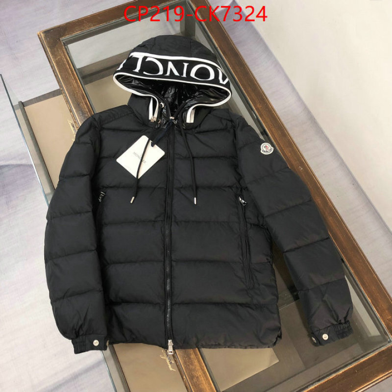 Down jacket Men-Moncler first top ID: CK7324 $: 219USD