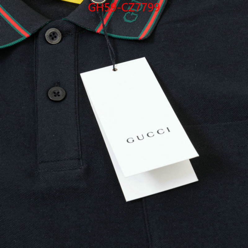Clothing-Gucci best replica new style ID: CZ7799 $: 59USD