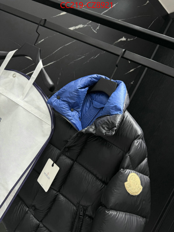 Down jacket Men-Moncler high quality ID: CZ8921 $: 219USD