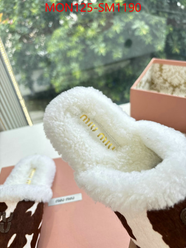 Women Shoes-Miu Miu best quality replica ID: SM1190 $: 125USD