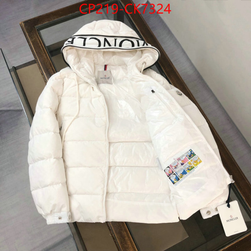 Down jacket Men-Moncler first top ID: CK7324 $: 219USD