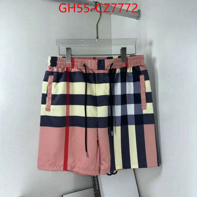 Clothing-Burberry the quality replica ID: CZ7772 $: 55USD