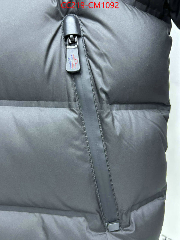 Down jacket Men-Moncler the most popular ID: CM1092 $: 219USD