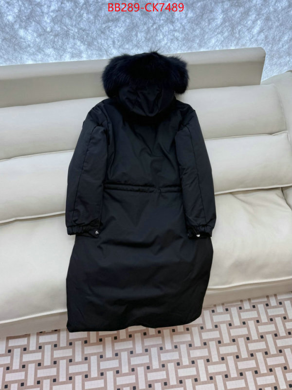 Down jacket Women-Prada the highest quality fake ID: CK7489 $: 289USD