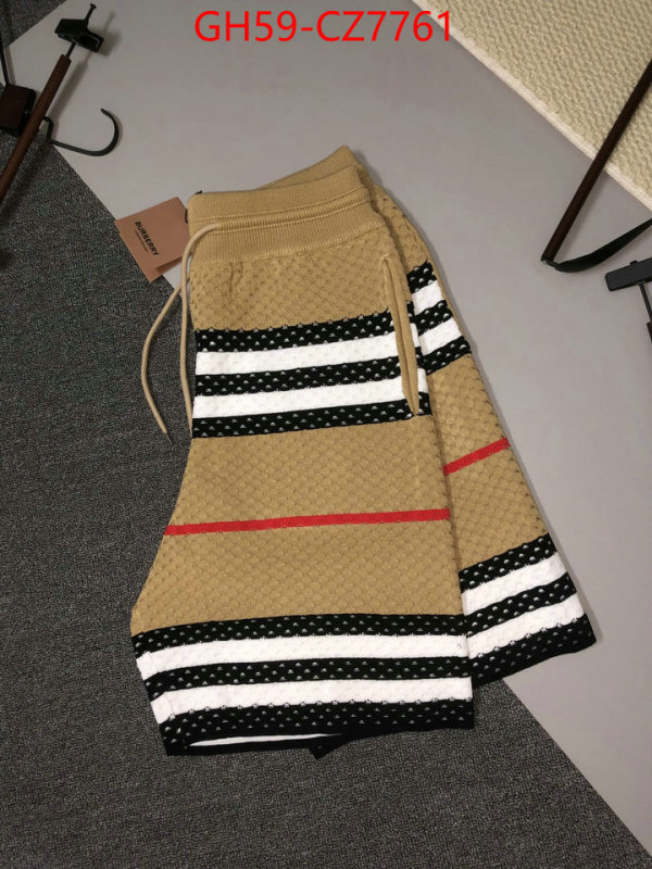 Clothing-Burberry top fake designer ID: CZ7761 $: 59USD
