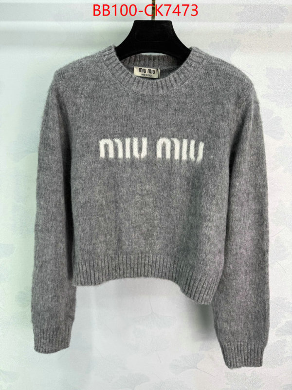 Clothing-MIU MIU wholesale ID: CK7473 $: 100USD