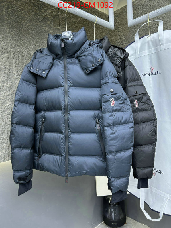 Down jacket Men-Moncler the most popular ID: CM1092 $: 219USD