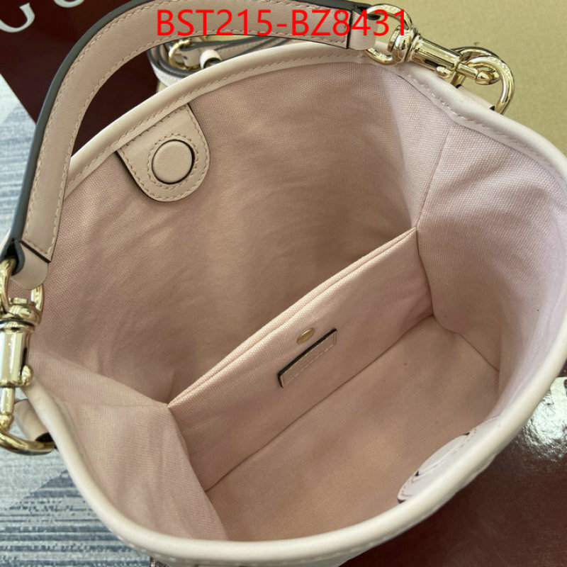 Gucci Bags(TOP)-Bucket bag- best like ID: BZ8431 $: 215USD,