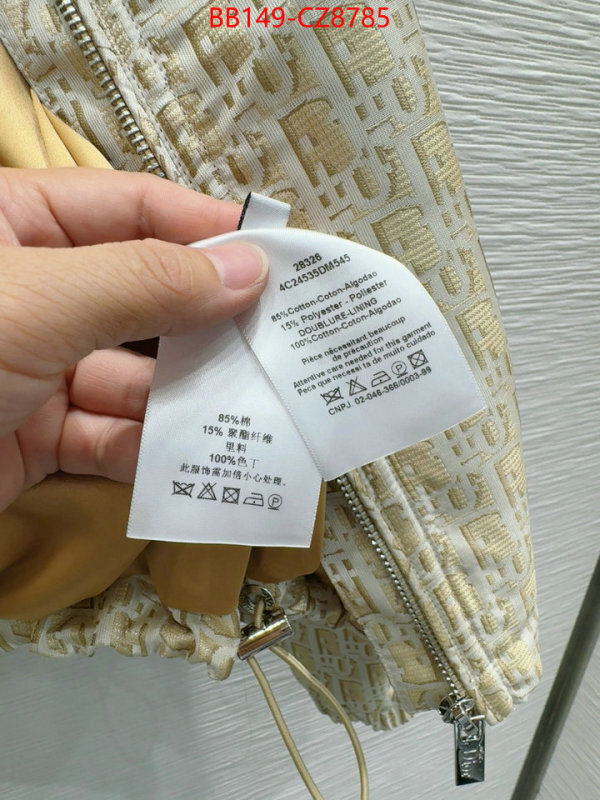 Clothing-Dior wholesale sale ID: CZ8785 $: 149USD