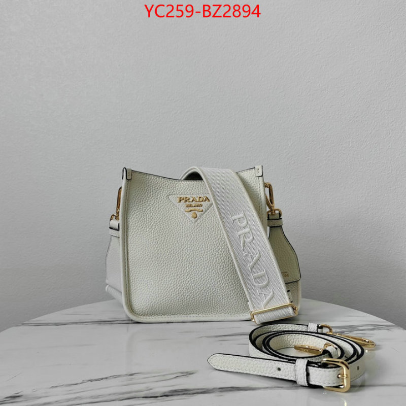 Prada Bags(TOP)-Crossbody- top quality designer replica ID: BZ2894 $: 259USD,