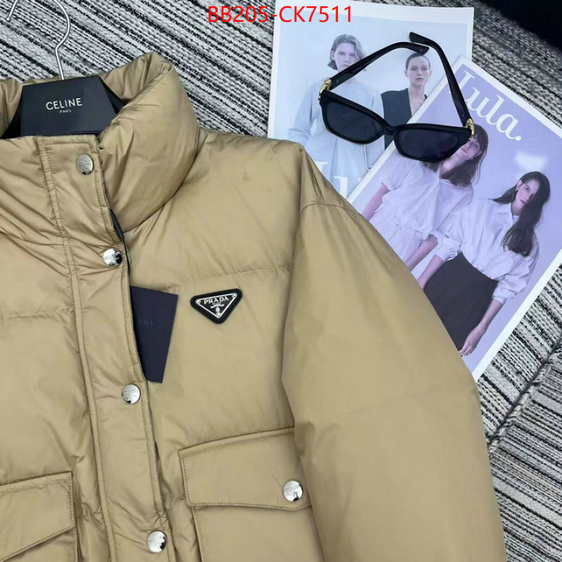 Down jacket Women-Prada online sales ID: CK7511 $: 205USD