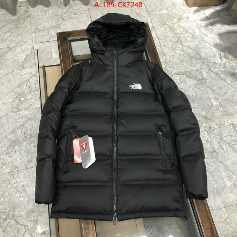 Down jacket Men-The North Face mirror copy luxury ID: CK7248 $: 189USD
