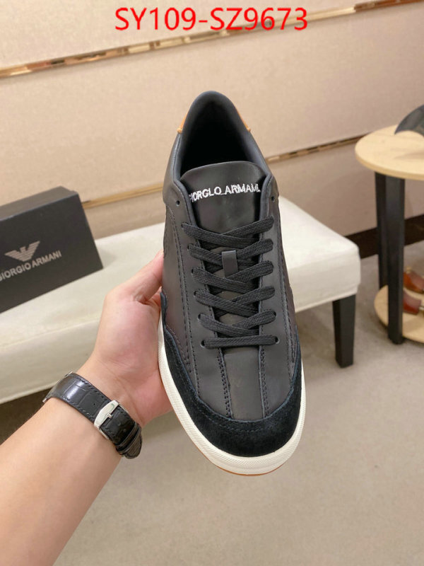 Men shoes-Armani top perfect fake ID: SZ9673 $: 109USD