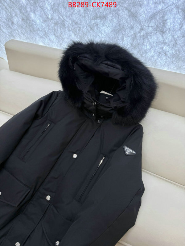 Down jacket Women-Prada the highest quality fake ID: CK7489 $: 289USD