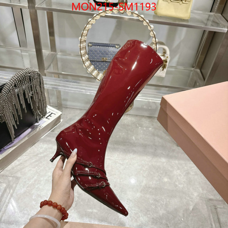 Women Shoes-Miu Miu mirror copy luxury ID: SM1193 $: 215USD