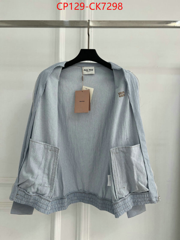 Clothing-MIU MIU what best replica sellers ID: CK7298 $: 129USD