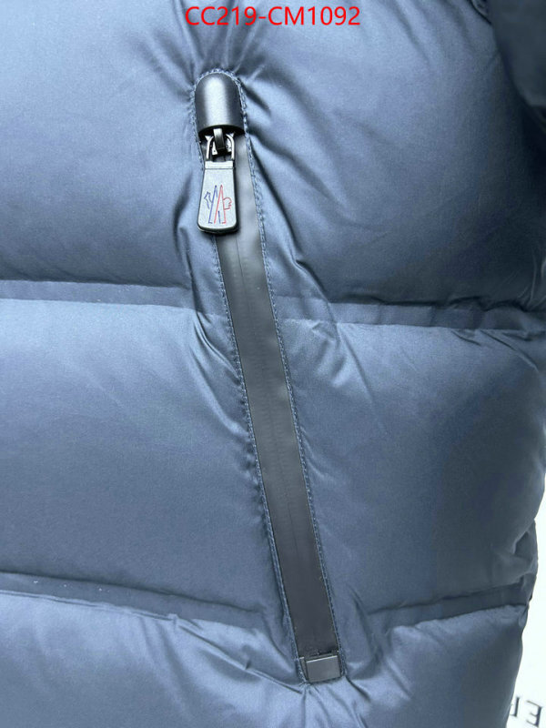 Down jacket Men-Moncler the most popular ID: CM1092 $: 219USD