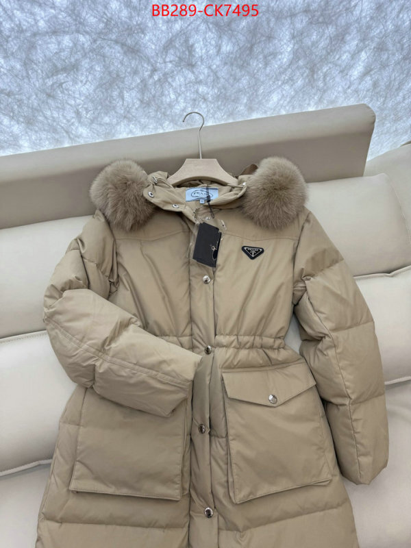Down jacket Women-Prada how to find replica shop ID: CK7495 $: 289USD