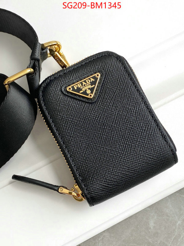 Prada Bags(TOP)-Crossbody- good quality replica ID: BM1345 $: 209USD,