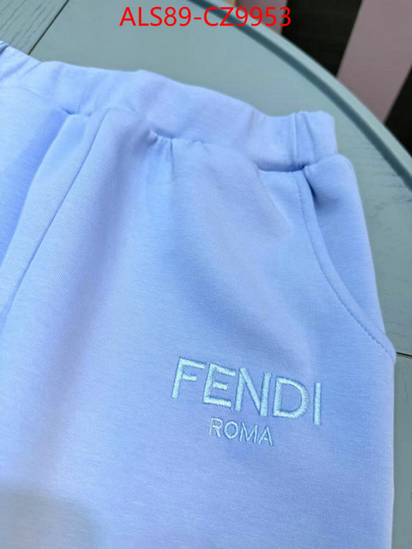 Kids clothing-Fendi top quality ID: CZ9953 $: 89USD