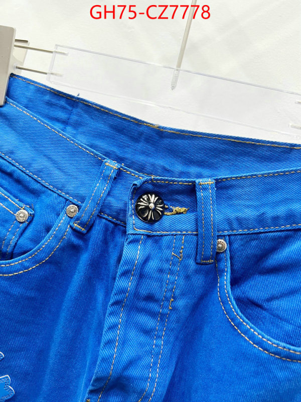Clothing-Chrome Hearts 7 star replica ID: CZ7778 $: 75USD
