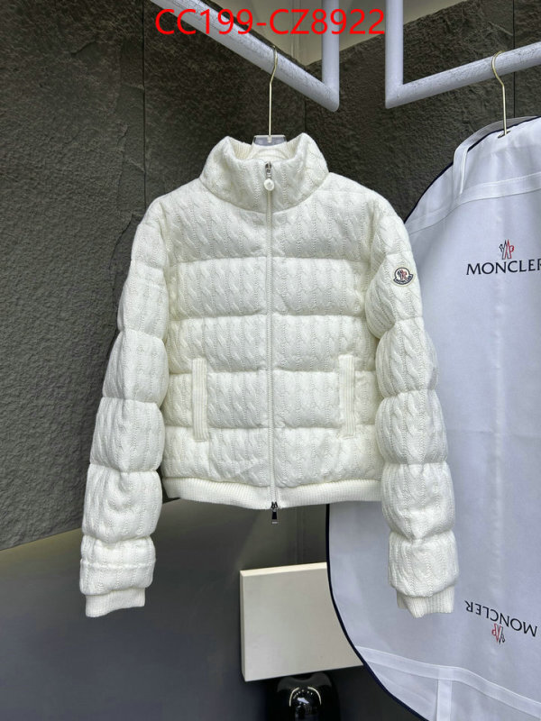 Down jacket Women-Moncler best quality fake ID: CZ8922 $: 199USD