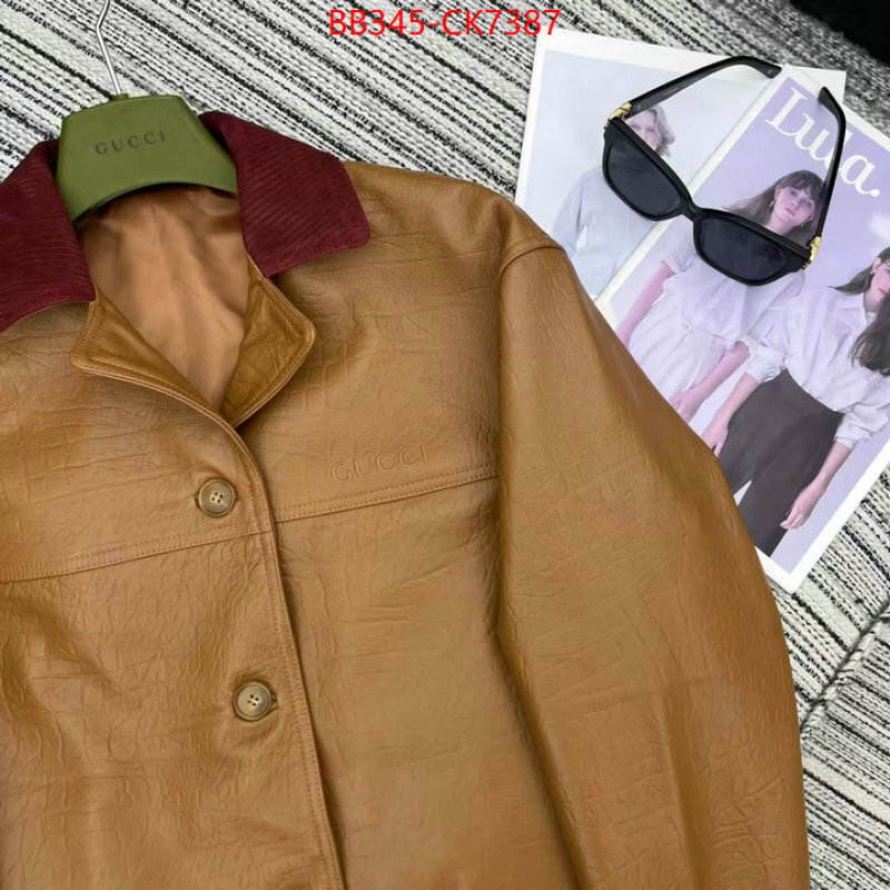 Clothing-Gucci buying replica ID: CK7387 $: 345USD